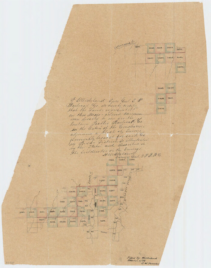 82523, Concho County Sketch File 4, General Map Collection