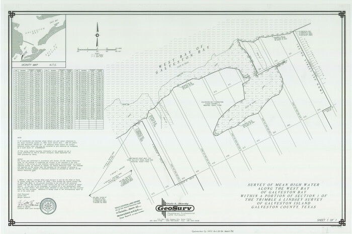 83173, Galveston County NRC Article 33.136 Sketch 32, General Map Collection