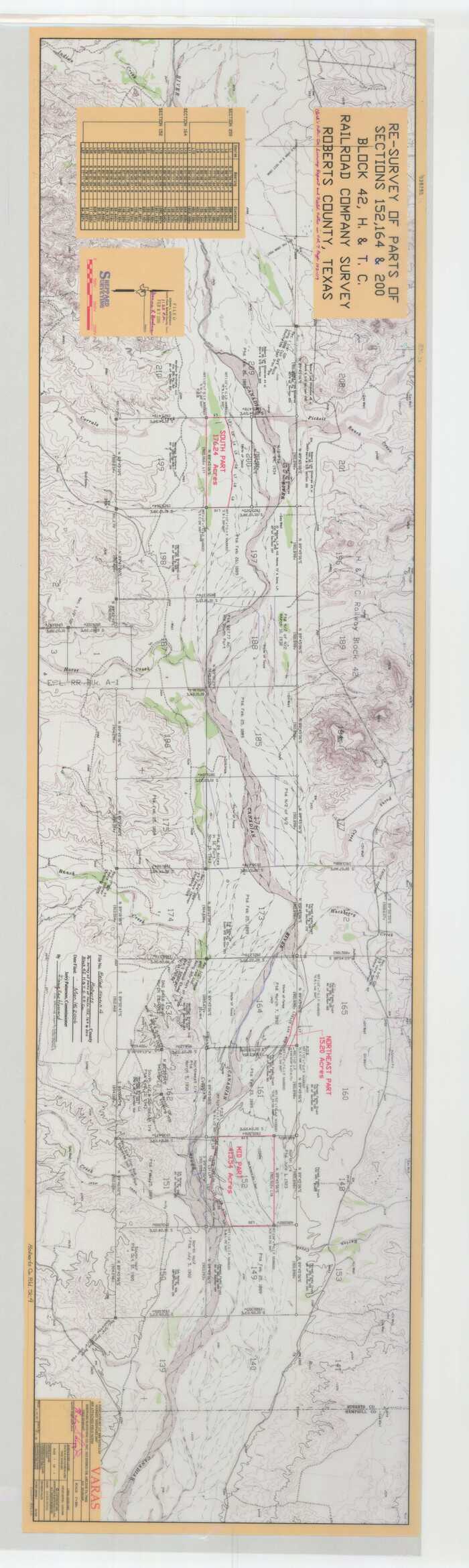 83620, Roberts County Rolled Sketch 4, General Map Collection