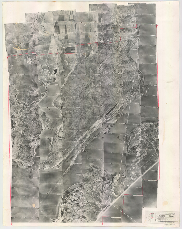 83659, Aransas County Aerial Photograph Index Sheet 1, General Map Collection
