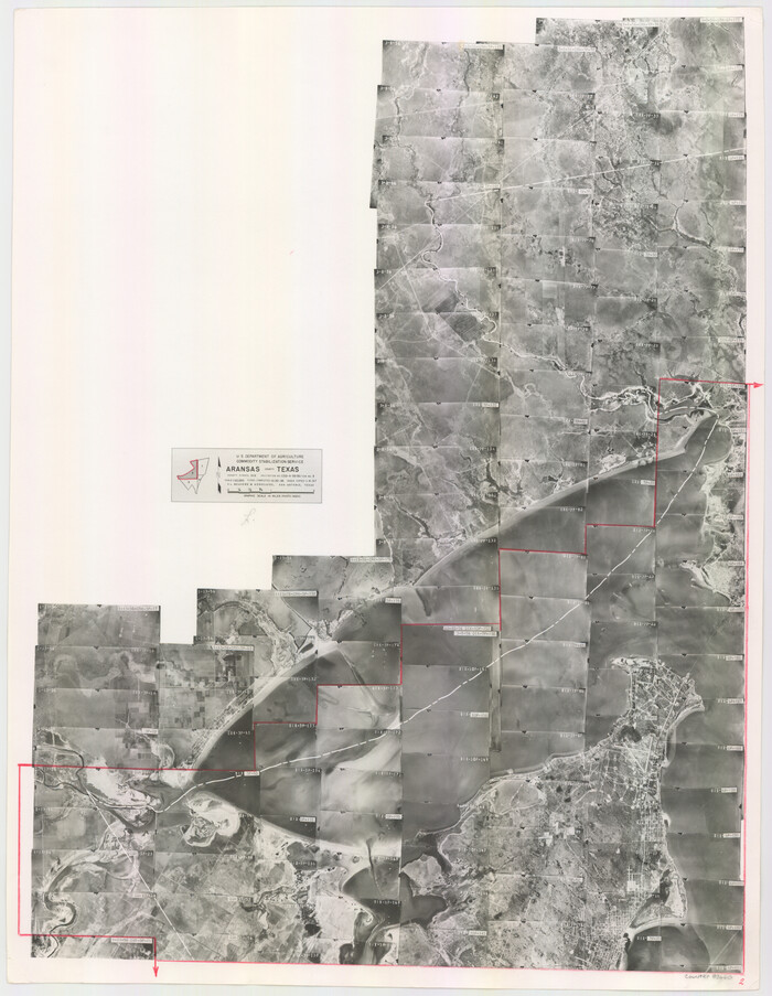 83660, Aransas County Aerial Photograph Index Sheet 2, General Map Collection