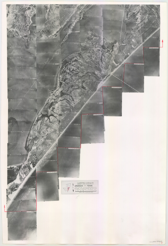 83662, Aransas County Aerial Photograph Index Sheet 4, General Map Collection