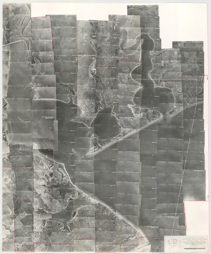 83670, Calhoun County Aerial Photograph Index Sheet 1, General Map Collection