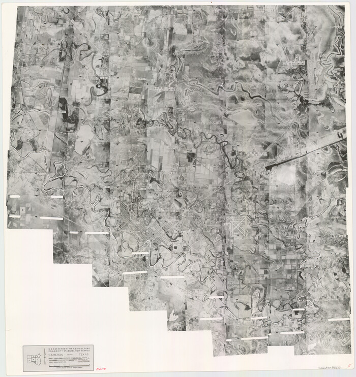 83677, Cameron County Aerial Photograph Index Sheet 5, General Map Collection