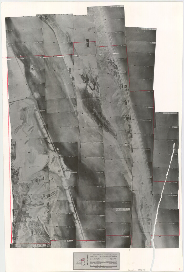 83678, Cameron County Aerial Photograph Index Sheet 6, General Map Collection