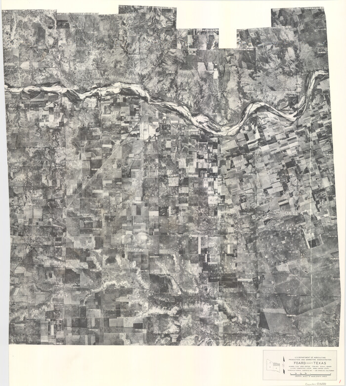 83688, Foard County Aerial Photograph Index Sheet 1, General Map Collection