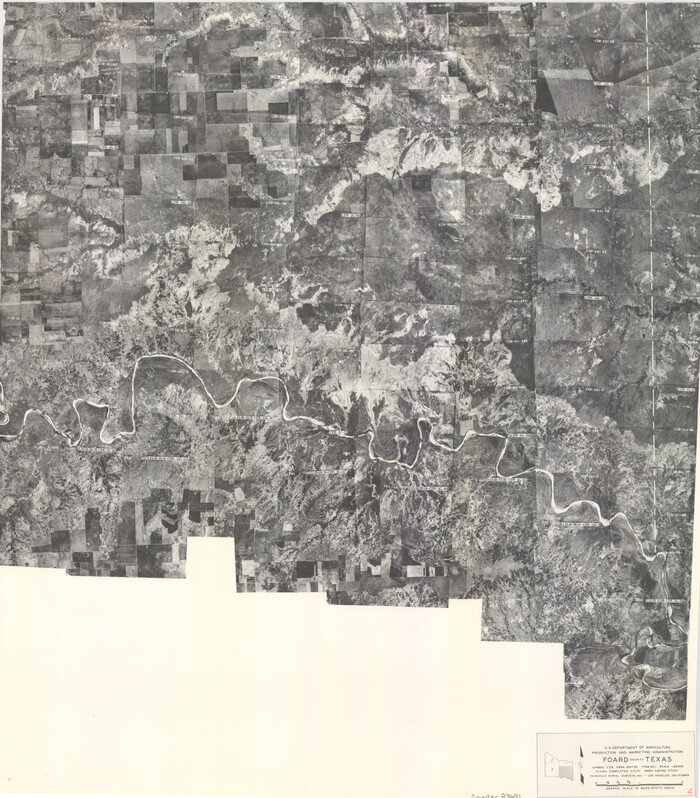83691, Foard County Aerial Photograph Index Sheet 4, General Map Collection