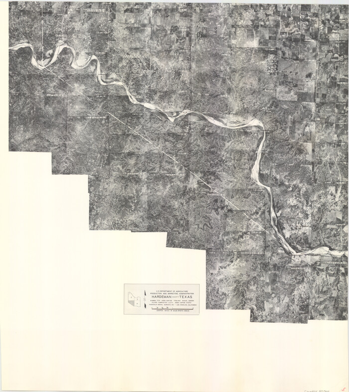 83701, Hardeman County Aerial Photograph Index Sheet 5, General Map Collection