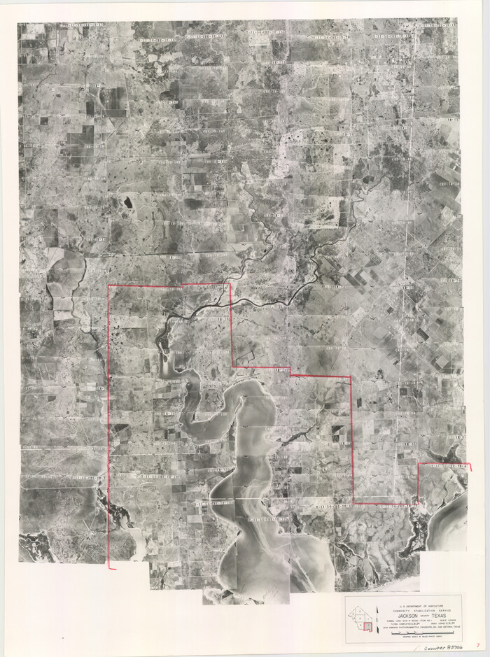 83706, Jackson County Aerial Photograph Index Sheet 7, General Map Collection