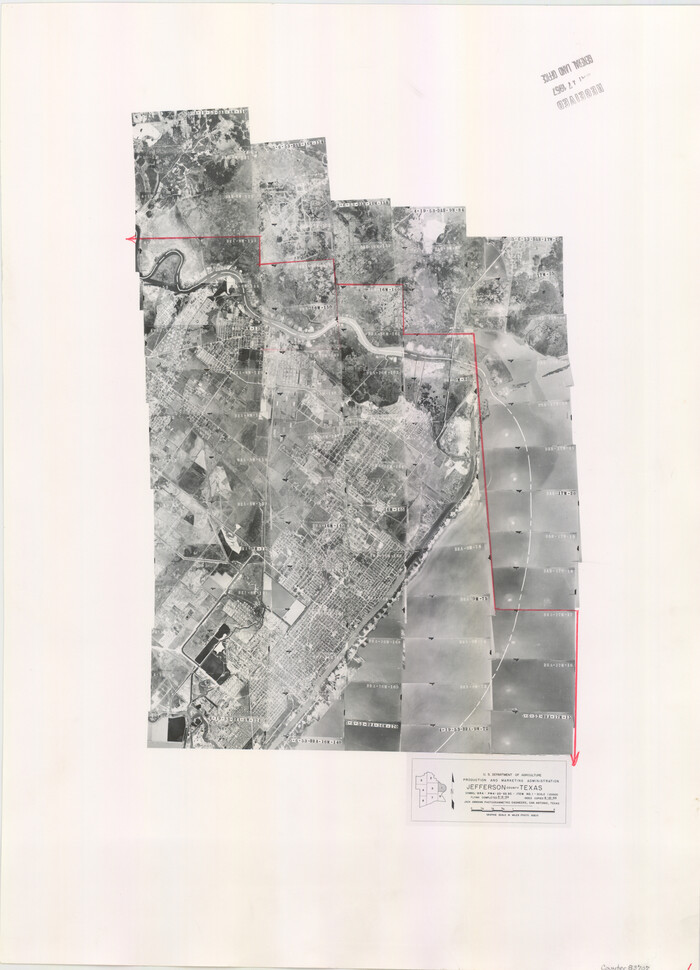 83707, Jefferson County Aerial Photograph Index Sheet 1, General Map Collection