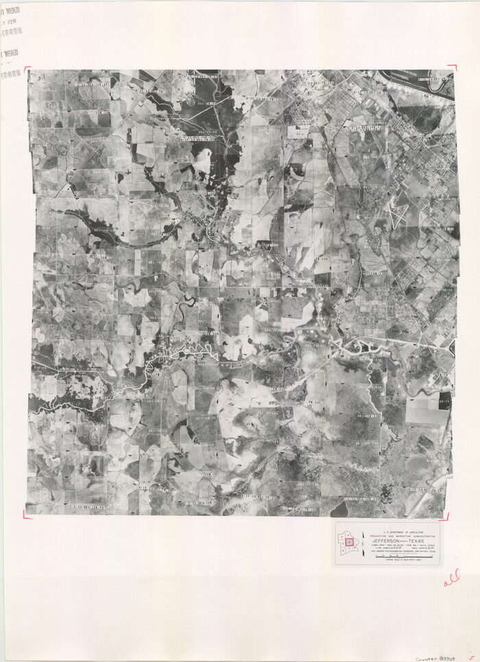 83709, Jefferson County Aerial Photograph Index Sheet 5, General Map Collection