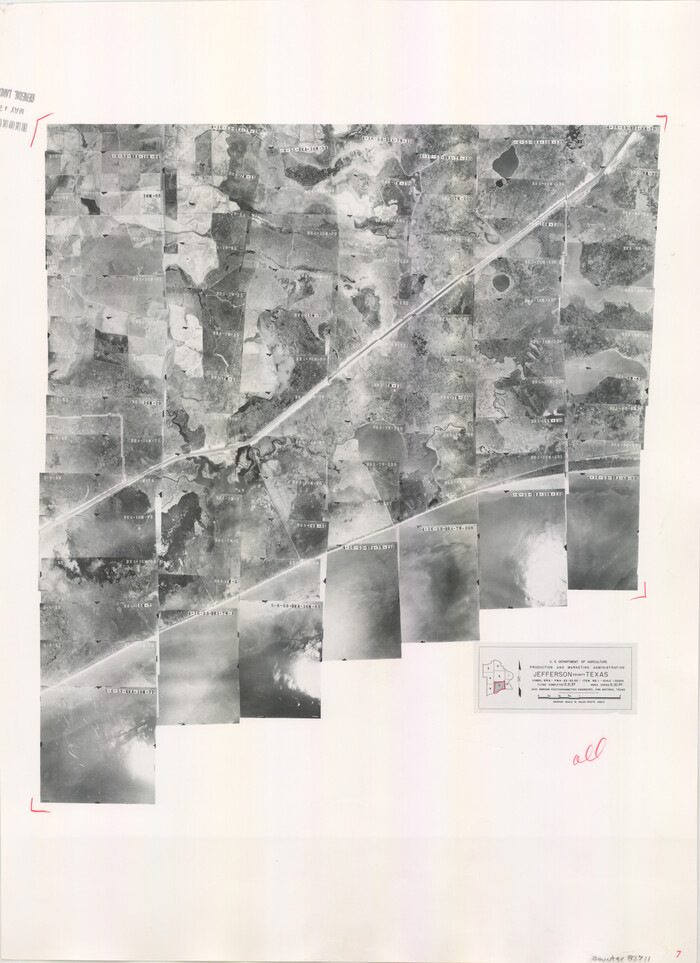 83711, Jefferson County Aerial Photograph Index Sheet 7, General Map Collection