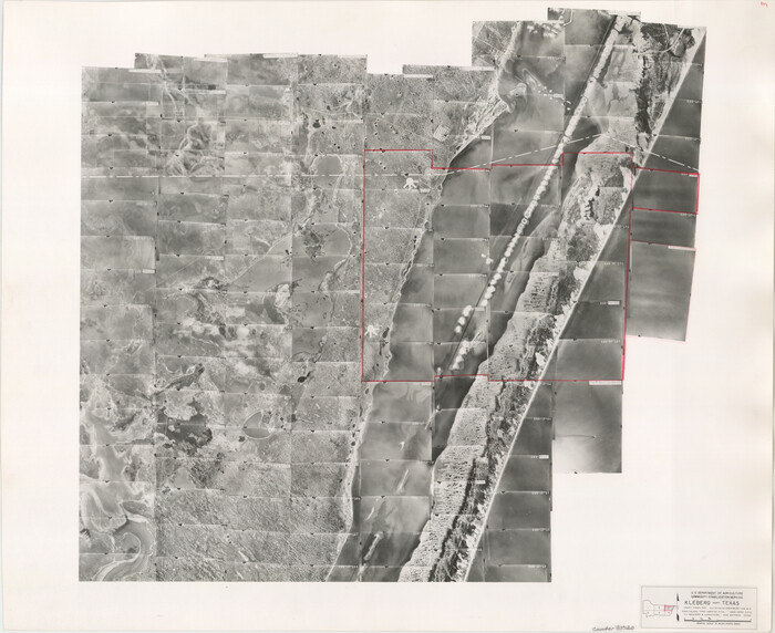 83720, Kleberg County Aerial Photograph Index Sheet 3, General Map Collection