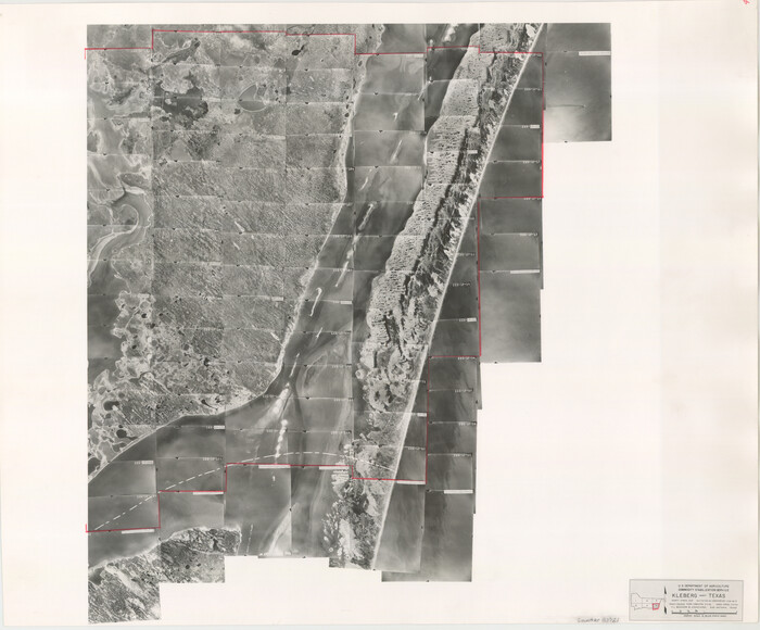 83721, Kleberg County Aerial Photograph Index Sheet 4, General Map Collection