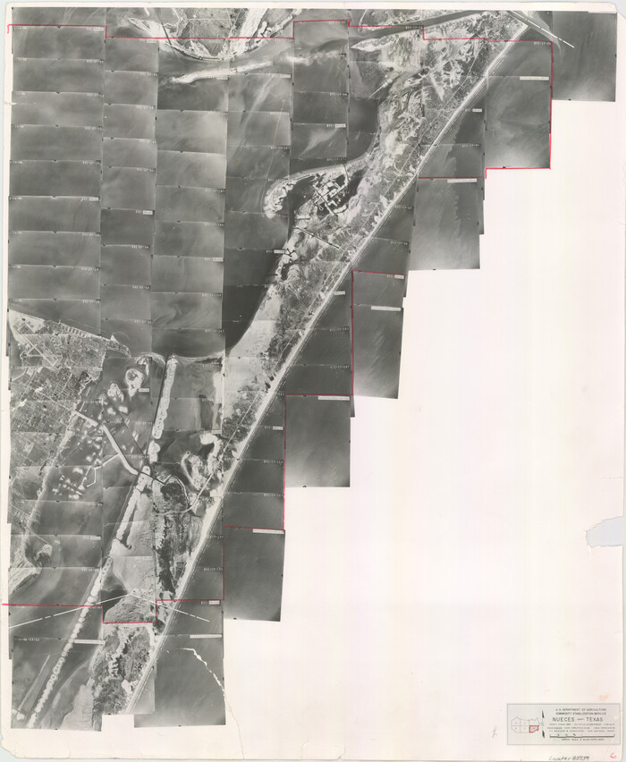 83739, Nueces County Aerial Photograph Index Sheet 6, General Map Collection