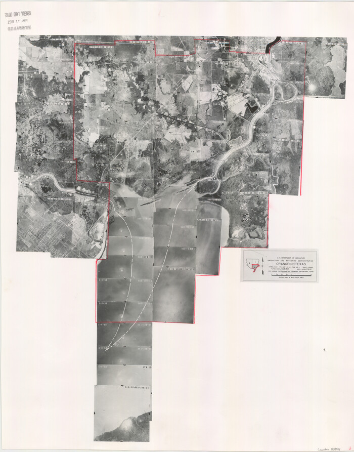 83741, Orange County Aerial Photograph Index Sheet 3, General Map Collection