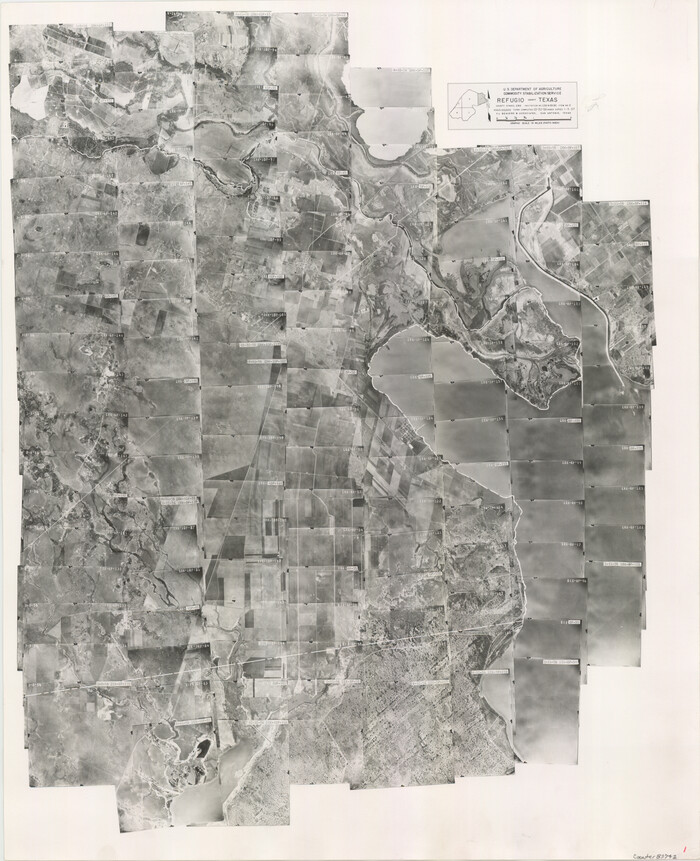 83742, Refugio County Aerial Photograph Index Sheet 1, General Map Collection