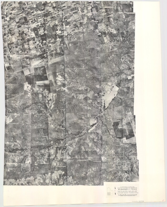 83754, Wilbarger County Aerial Photograph Index Sheet 5, General Map Collection