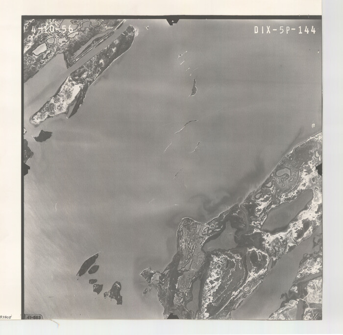 83805, Flight Mission No. DIX-5P, Frame 144, Aransas County, General Map Collection