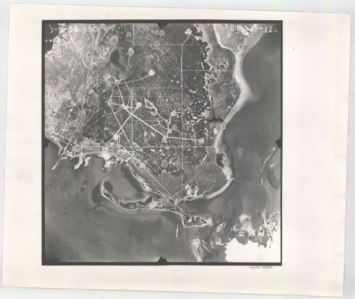 83832, Flight Mission No. DIX-6P, Frame 126, Aransas County, General Map Collection