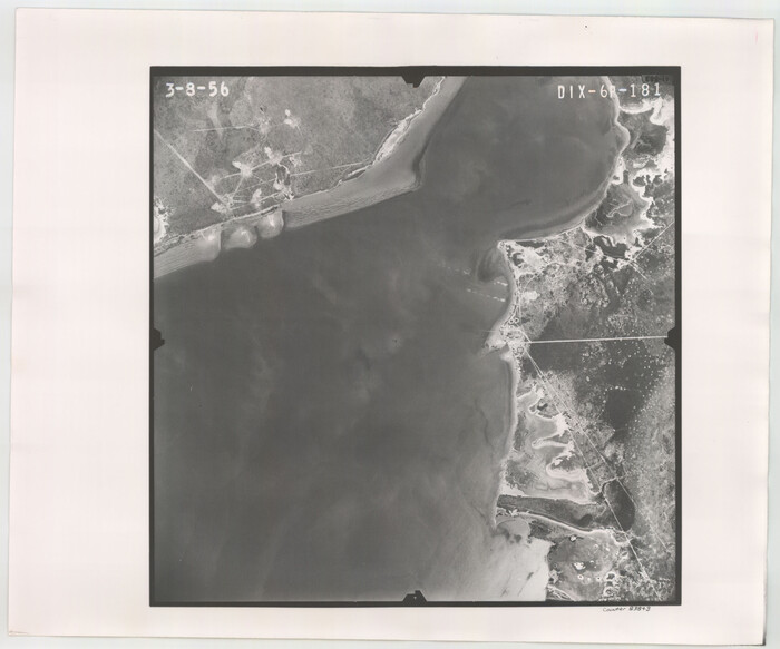 83843, Flight Mission No. DIX-6P, Frame 181, Aransas County, General Map Collection
