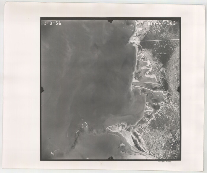 83844, Flight Mission No. DIX-6P, Frame 182, Aransas County, General Map Collection