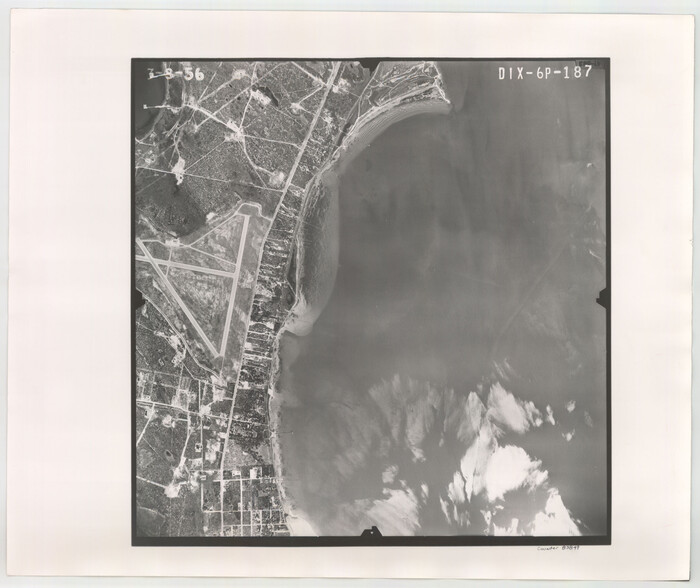 83849, Flight Mission No. DIX-6P, Frame 187, Aransas County, General Map Collection