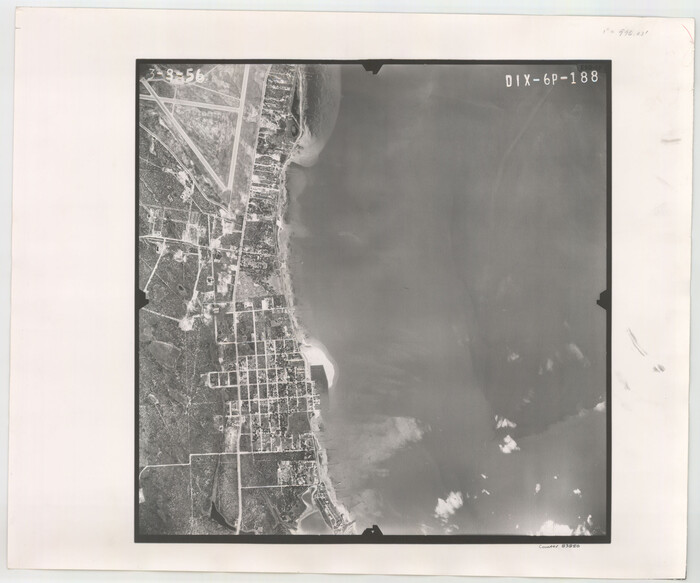 83850, Flight Mission No. DIX-6P, Frame 188, Aransas County, General Map Collection
