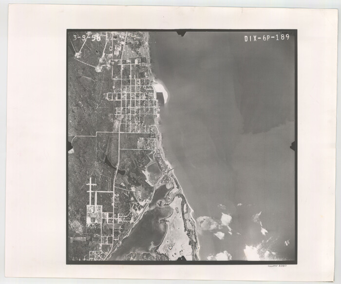 83851, Flight Mission No. DIX-6P, Frame 189, Aransas County, General Map Collection