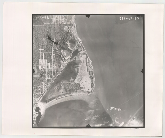 83852, Flight Mission No. DIX-6P, Frame 190, Aransas County, General Map Collection