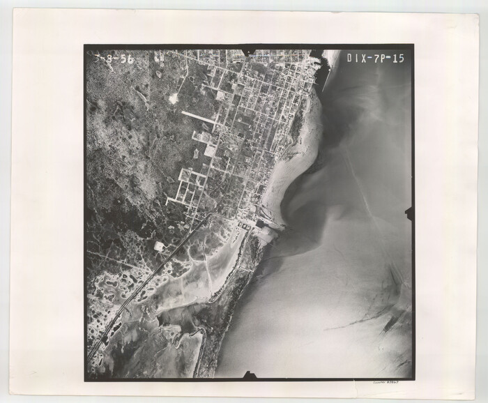 83867, Flight Mission No. DIX-7P, Frame 15, Aransas County, General Map Collection