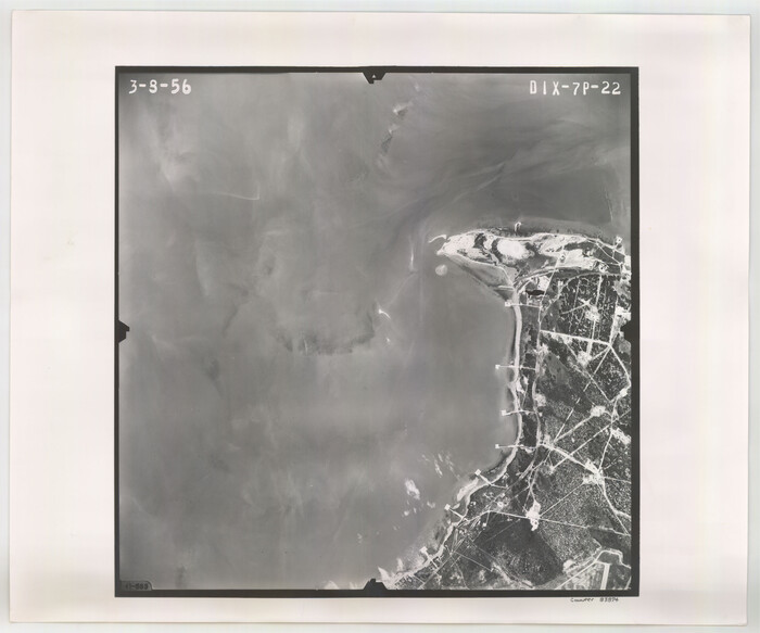83874, Flight Mission No. DIX-7P, Frame 22, Aransas County, General Map Collection