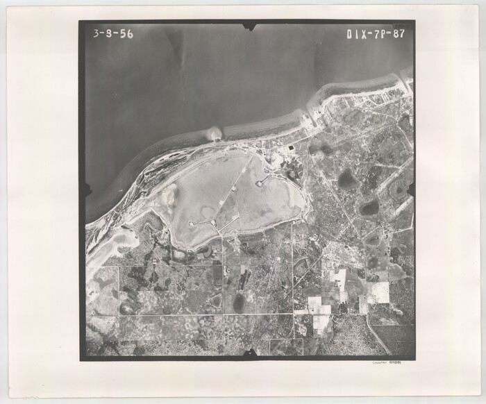83881, Flight Mission No. DIX-7P, Frame 87, Aransas County, General Map Collection