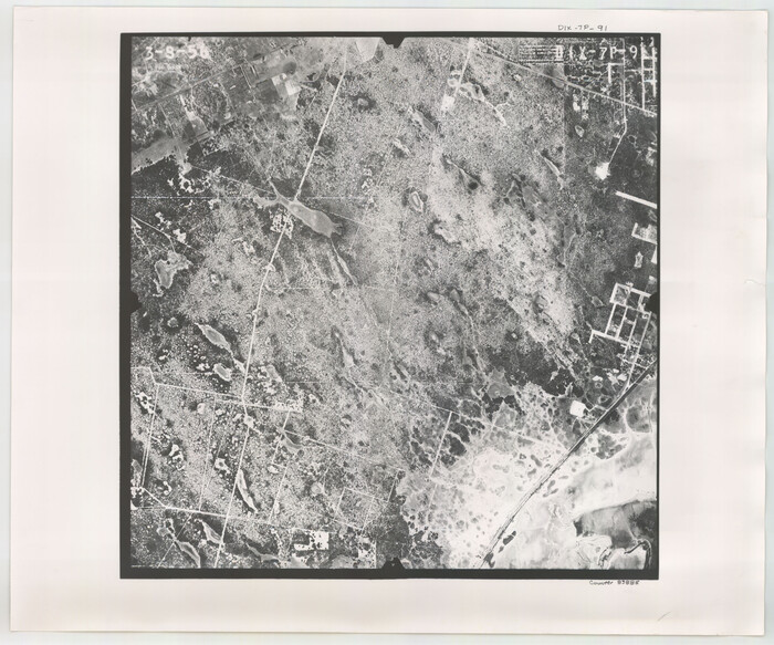 83885, Flight Mission No. DIX-7P, Frame 91, Aransas County, General Map Collection