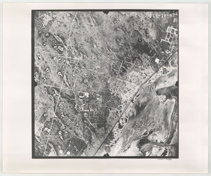 83886, Flight Mission No. DIX-7P, Frame 92, Aransas County, General Map Collection