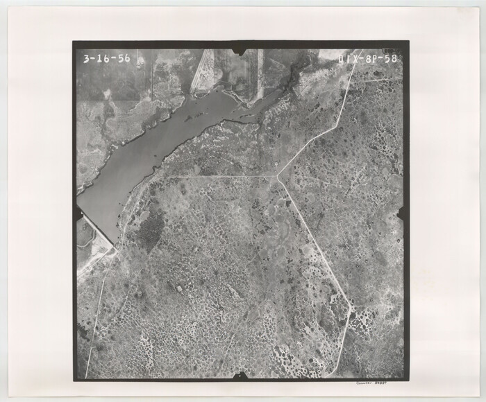 83889, Flight Mission No. DIX-8P, Frame 58, Aransas County, General Map Collection
