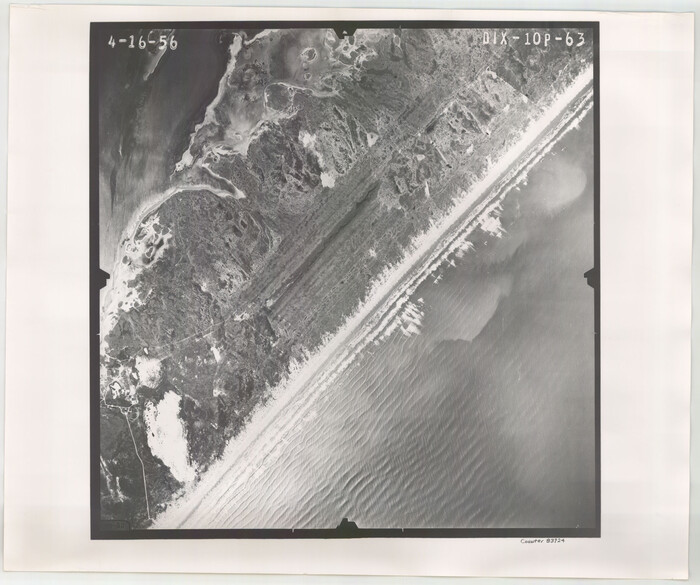 83924, Flight Mission No. DIX-10P, Frame 63, Aransas County, General Map Collection