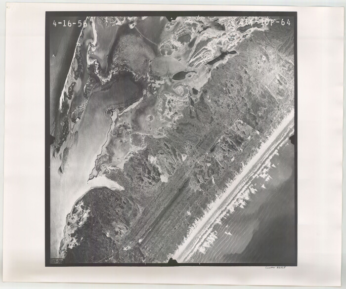 83925, Flight Mission No. DIX-10P, Frame 64, Aransas County, General Map Collection
