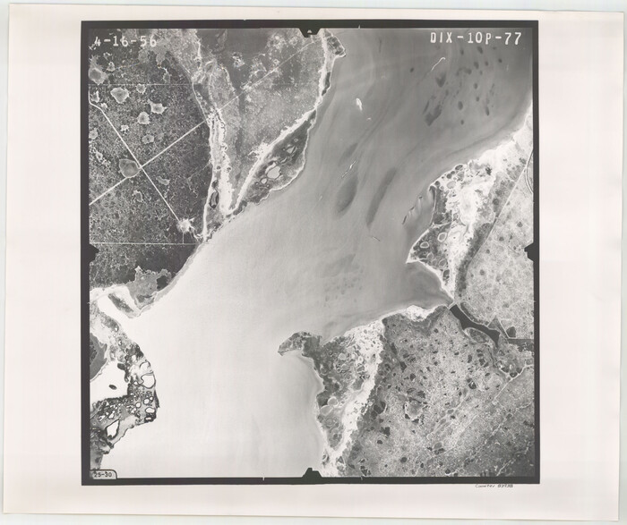 83938, Flight Mission No. DIX-10P, Frame 77, Aransas County, General Map Collection