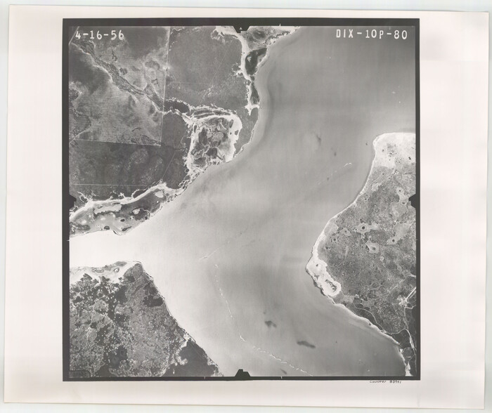 83941, Flight Mission No. DIX-10P, Frame 80, Aransas County, General Map Collection