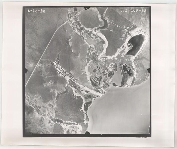 83943, Flight Mission No. DIX-10P, Frame 82, Aransas County, General Map Collection