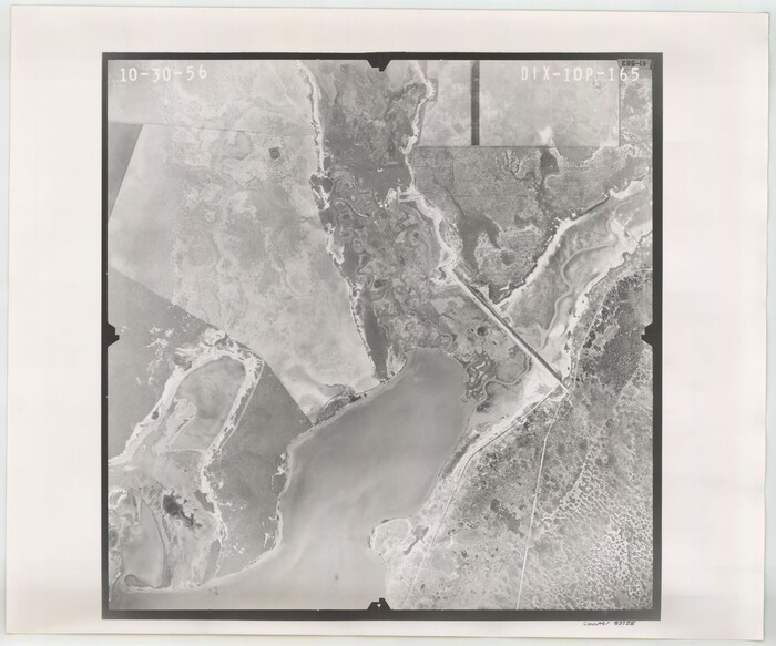 83955, Flight Mission No. DIX-10P, Frame 165, Aransas County, General Map Collection