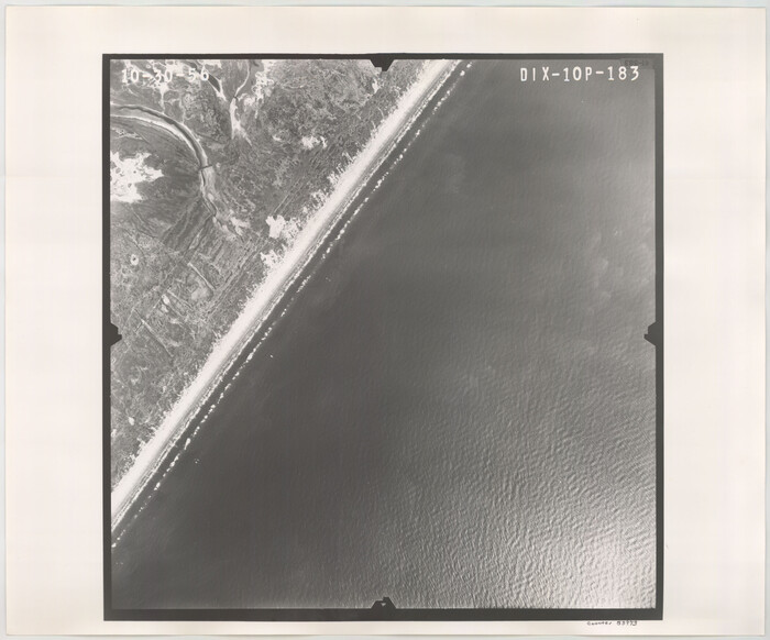 83973, Flight Mission No. DIX-10P, Frame 183, Aransas County, General Map Collection