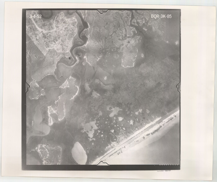 83977, Flight Mission No. BQR-3K, Frame 85, Brazoria County, General Map Collection