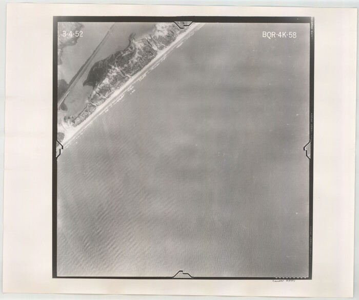 83991, Flight Mission No. BQR-4K, Frame 58, Brazoria County, General Map Collection