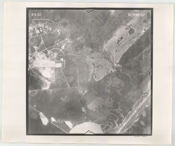 84000, Flight Mission No. BQR-4K, Frame 67, Brazoria County, General Map Collection
