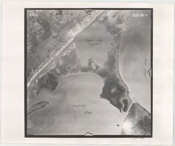 84038, Flight Mission No. BQR-9K, Frame 9, Brazoria County, General Map Collection