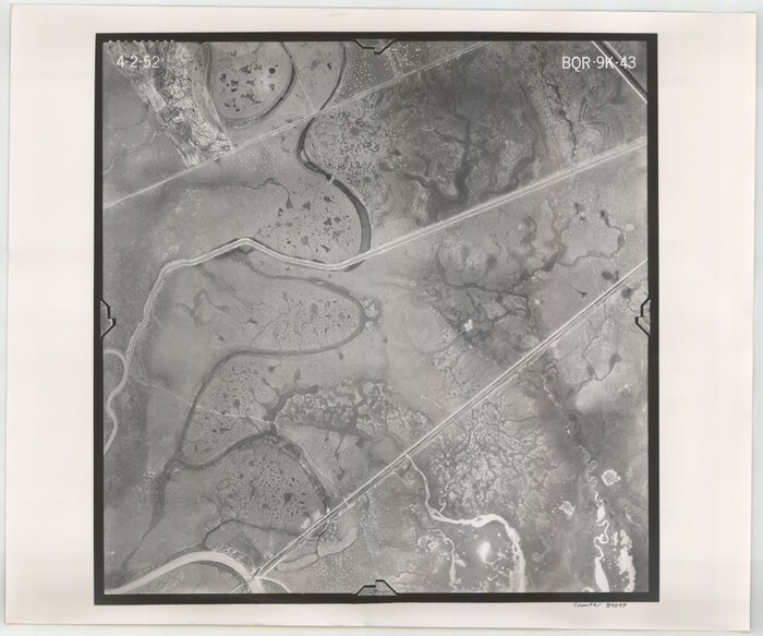84047, Flight Mission No. BQR-9K, Frame 43, Brazoria County, General Map Collection