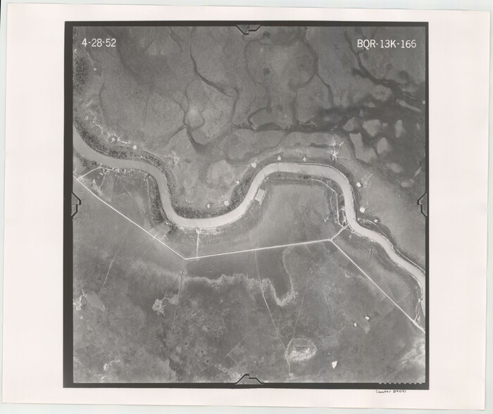 84091, Flight Mission No. BQR-13K, Frame 166, Brazoria County, General Map Collection
