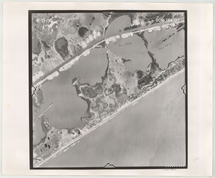 84100, Flight Mission No. BQR-16K, Frame 33, Brazoria County, General Map Collection
